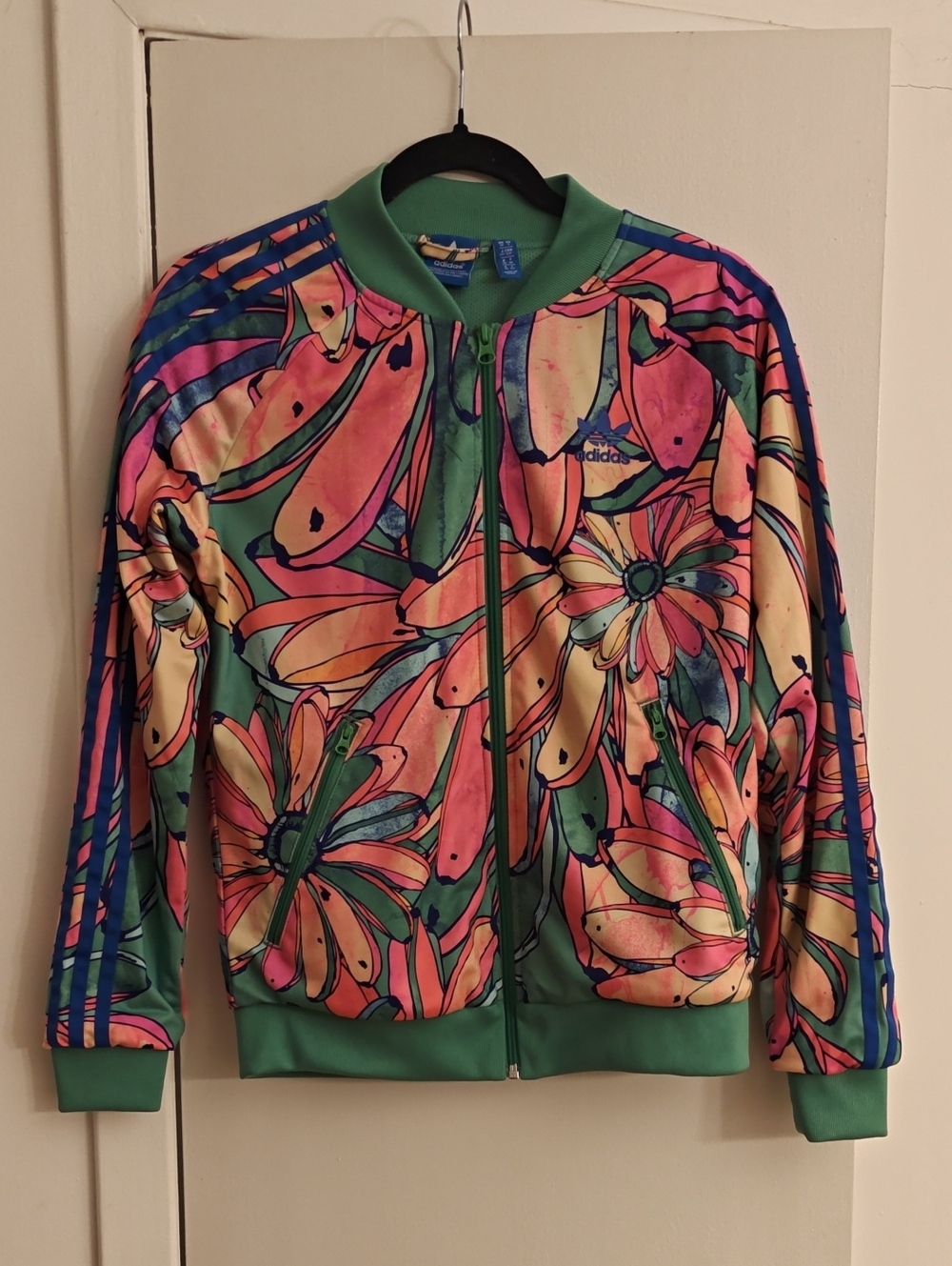 RARE adidas X Farm Rio Tropical Banana  Jacket